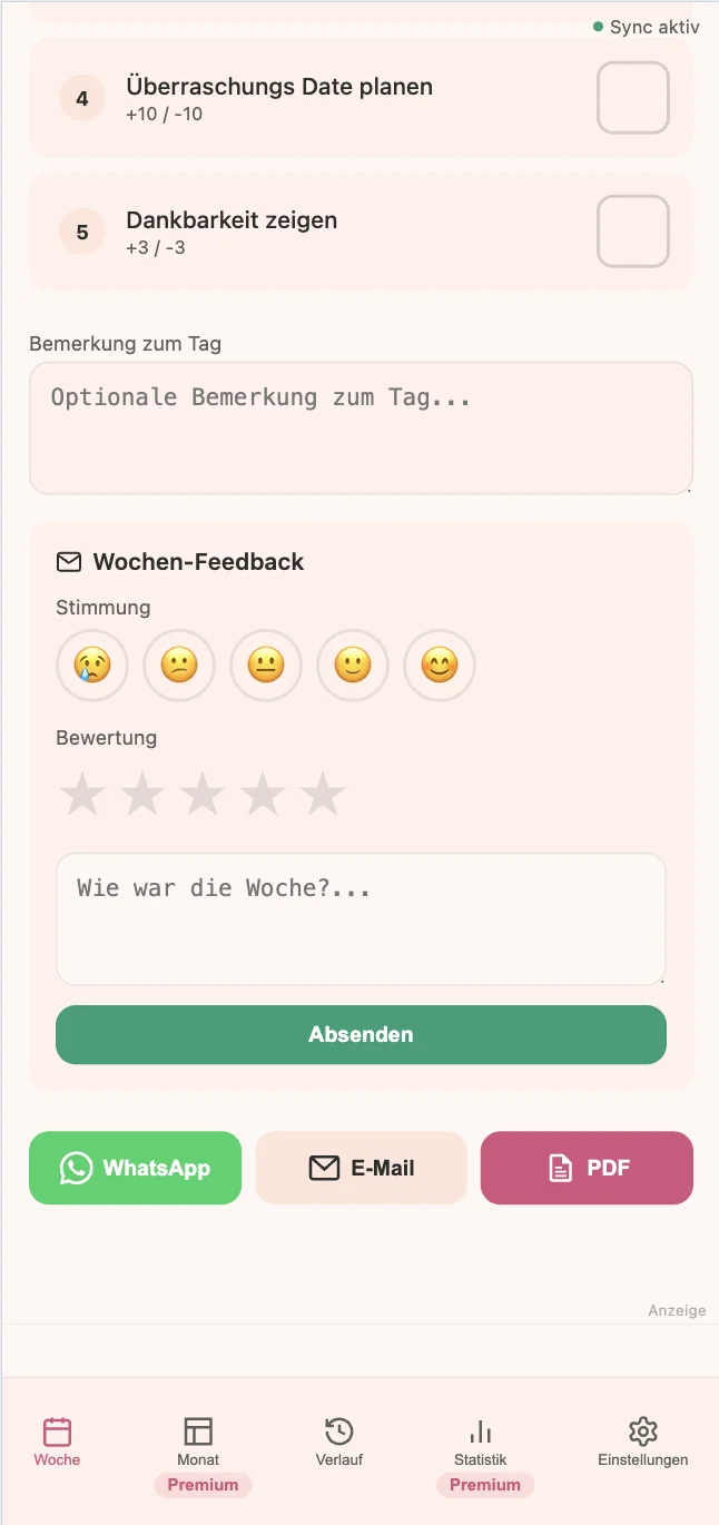 Belohnungen und Rewards